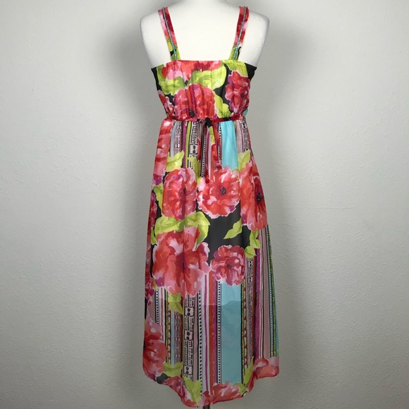 Christophe Sauvat Intermix Dress Floral Apache S - Picture 3 of 10